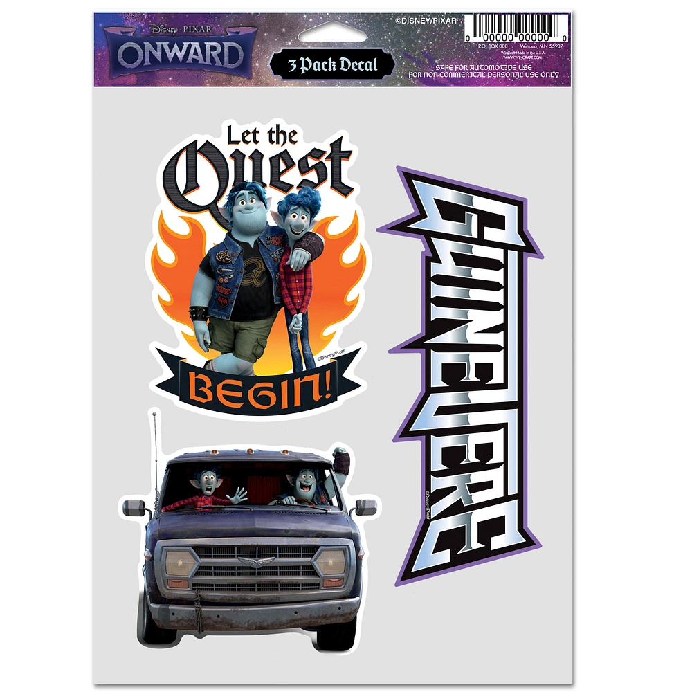WinCraft Onward 3-Pack Multi-Use Decal Set