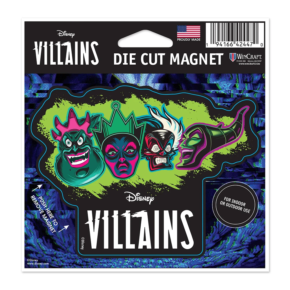 WinCraft Disney Villains 4.5" x 6" Indoor/Outdoor Magnet