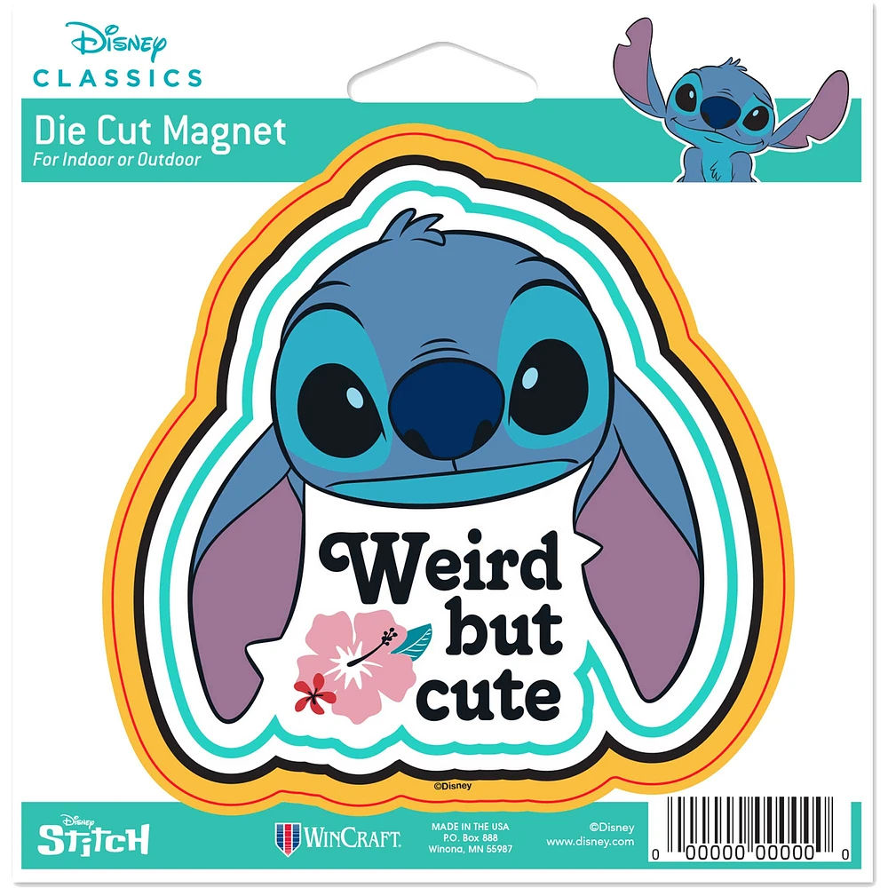 WinCraft Lilo and Stitch 4.5" x 6" Indoor/Outdoor Magnet