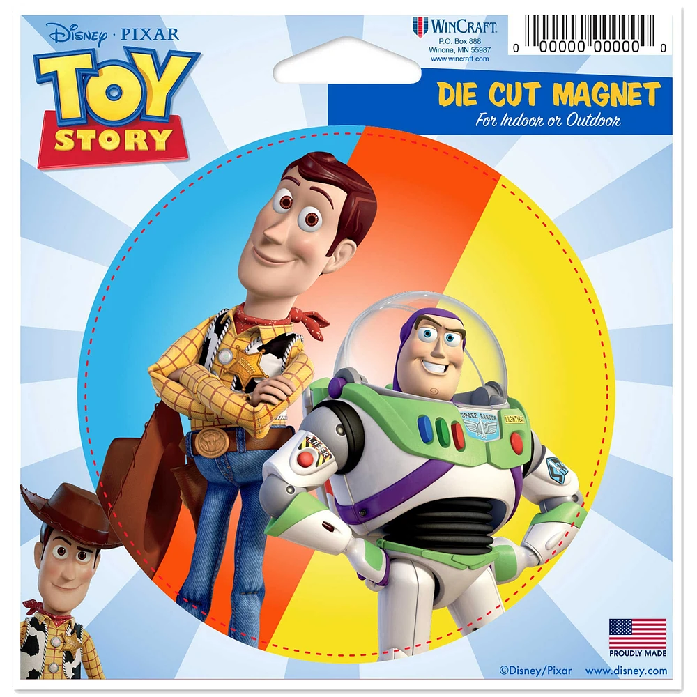 WinCraft Woody & Buzz Lightyear Toy Story 4.5" x 6" Indoor/Outdoor Magnet