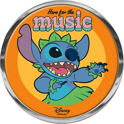 WinCraft Lilo and Stitch Round Chrome Auto Emblem
