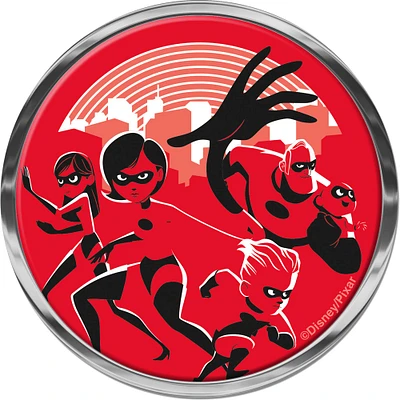 WinCraft The Incredibles Round Chrome Auto Emblem