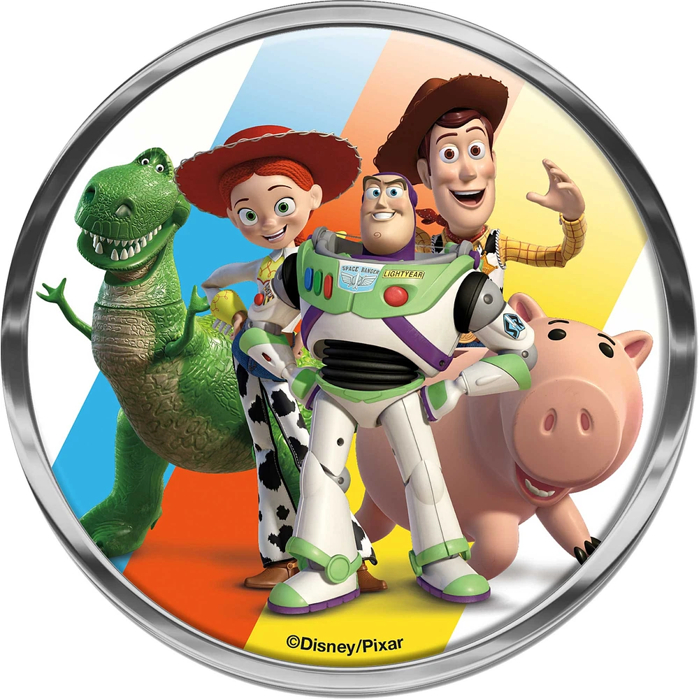 WinCraft Toy Story Round Chrome Auto Emblem