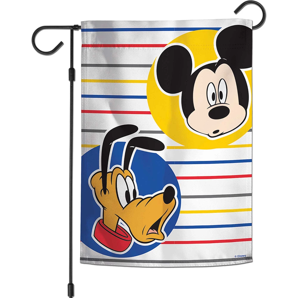 WinCraft Mickey & Friends 12" x 18" Double-Sided Garden Flag
