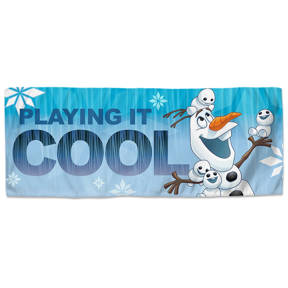 WinCraft Olaf Frozen 12" x 30" Double-Sided Cooling Towel