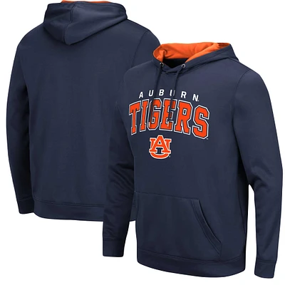 Men's Colosseum Navy Auburn Tigers Resistance Pullover Hoodie