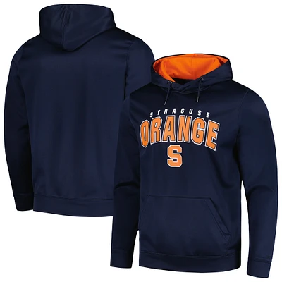 Men's Colosseum Navy Syracuse Orange Resistance Pullover Hoodie