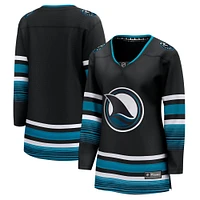 Women's Fanatics Black San Jose Sharks Alternate Premier Breakaway Jersey