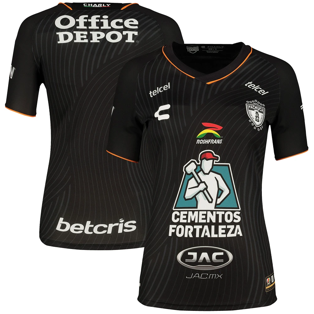 Women's Charly Black C.F. Pachuca 2023/24 Away Authentic Jersey