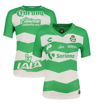 Women's Charly White Santos Laguna 2023/24 Home Authentic Jersey