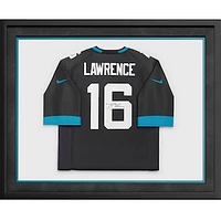 Trevor Lawrence Jacksonville Jaguars Autographed Deluxe Framed Black Nike Elite Jersey