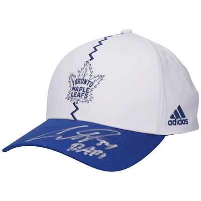 Auston Matthews Toronto Maple Leafs Autographed 2022-23 Reverse Retro Cap with "Papi" Inscription