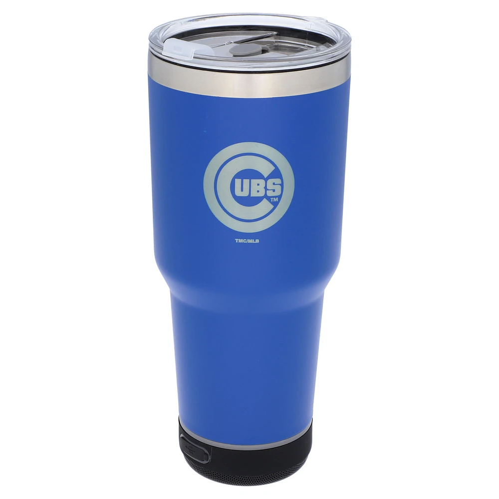 The Memory Company Chicago Cubs 30oz. Stainless Steel LED Bluetooth Tumbler