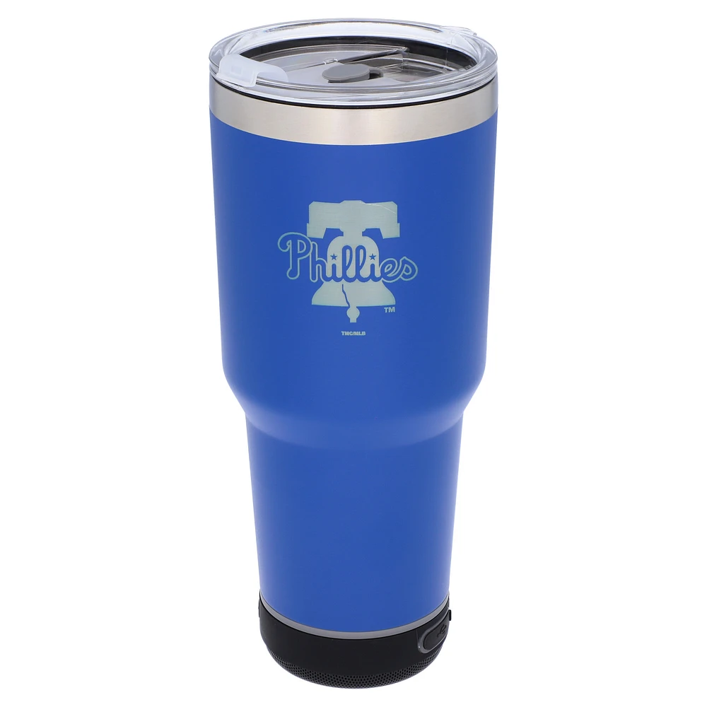The Memory Company Philadelphia Phillies 30oz. Stainless Steel LED Bluetooth Tumbler