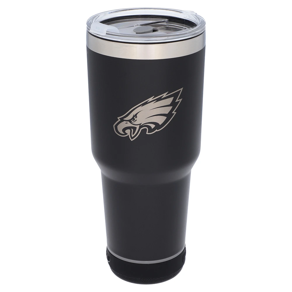 The Memory Company Philadelphia Eagles 30oz. Stainless Steel LED Bluetooth Tumbler