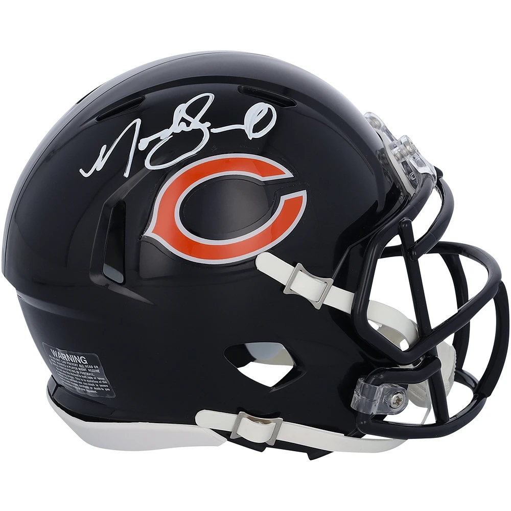 Fanatics Authentic Noah Sewell Chicago Bears 2023 NFL Draft Pick Autographed Riddell Speed Mini Helmet