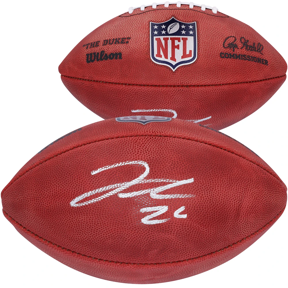 Jahmyr Gibbs Detroit Lions Autographed Wilson Duke Full Color Football