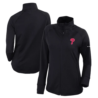 Women's Columbia Philadelphia Phillies Omni-Wick Greenkeeper Full-Zip Jacket