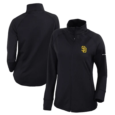 Women's Columbia San Diego Padres Omni-Wick Greenkeeper Full-Zip Jacket