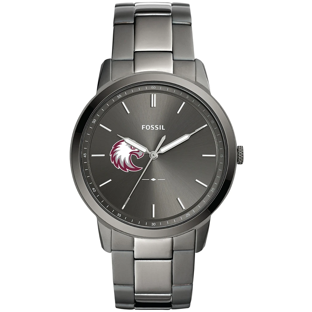 Men's Fossil Gray Augsburg Auggies Minimalist Three-Hand Smoke Watch