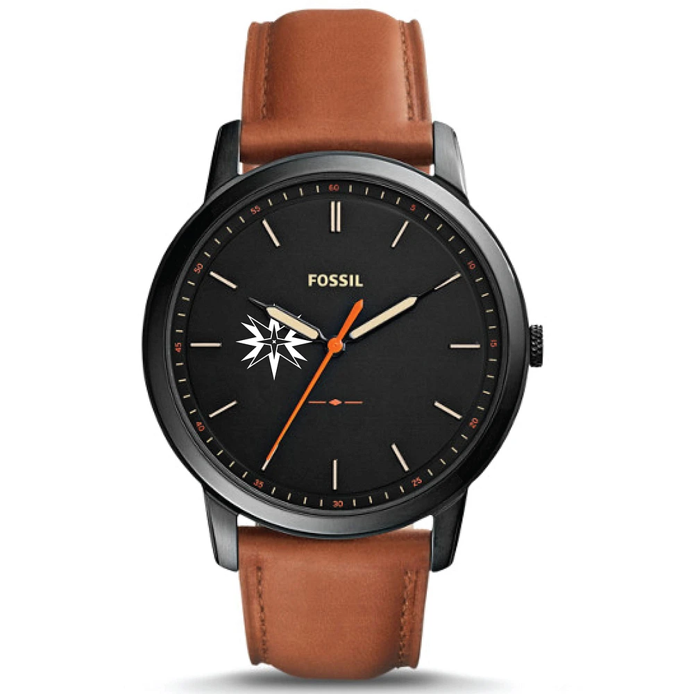 Men's Fossil Moravian Greyhounds Fossil Minimalist Light Brown Watch
