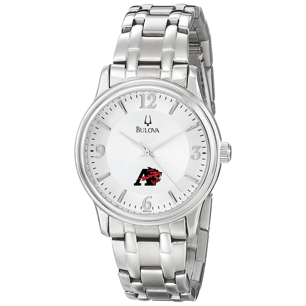 Men's Bulova Silver Albright Lions Stainless Steel Quartz Watch