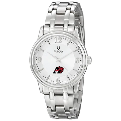 Men's Bulova Silver Albright Lions Stainless Steel Quartz Watch