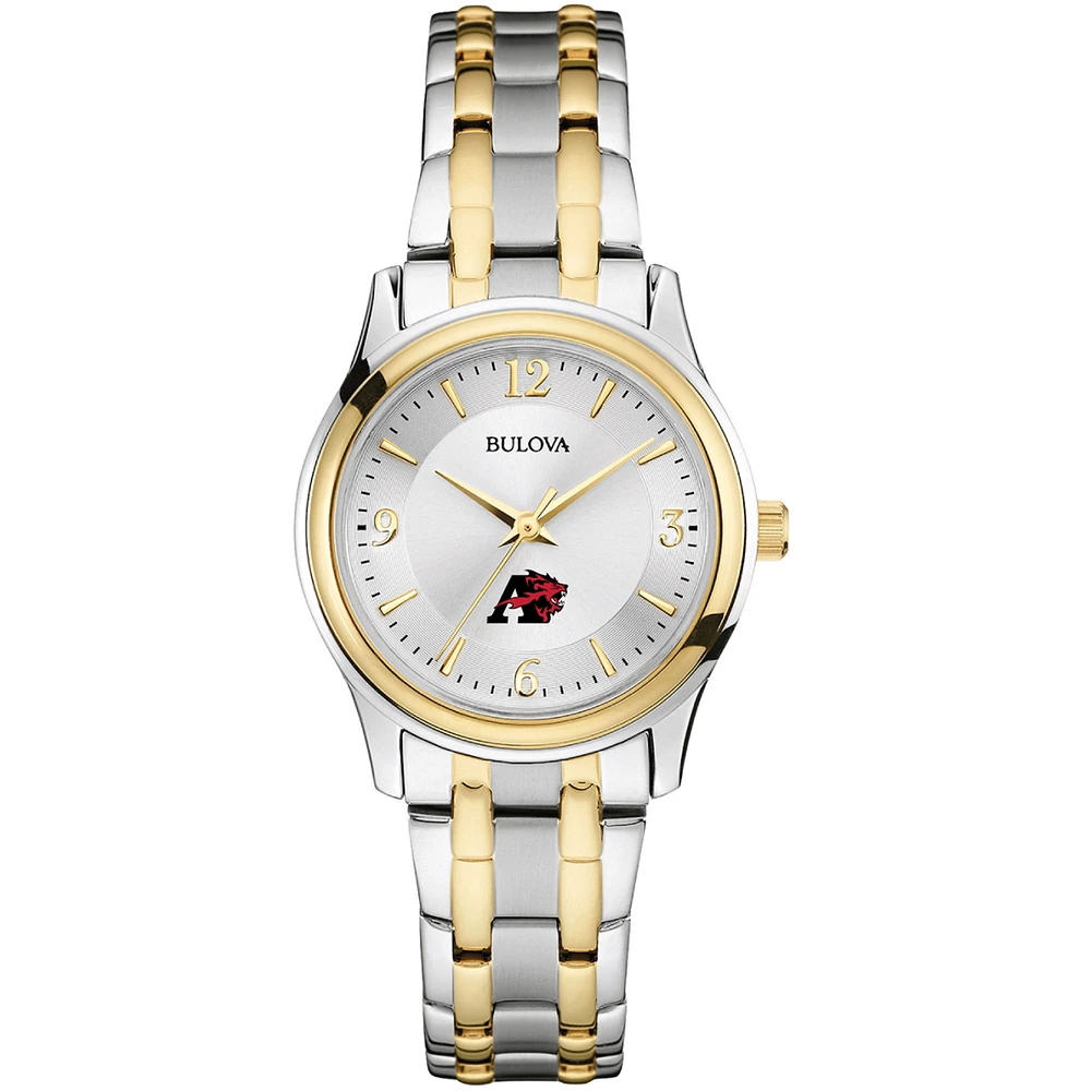 Women's Bulova Silver/Gold Albright Lions Two-Tone Stainless Steel Watch