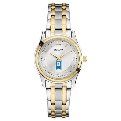 Women's Bulova Silver/Gold University of Baltimore Two-Tone Stainless Steel Watch