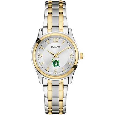 Women's Bulova Silver/Gold Belhaven Blazers Two-Tone Stainless Steel Watch