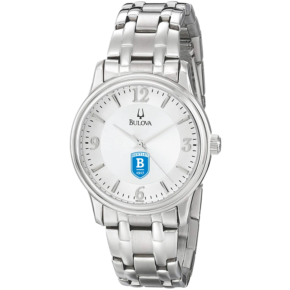 Men's Bulova Silver Bentley Falcons Stainless Steel Quartz Watch