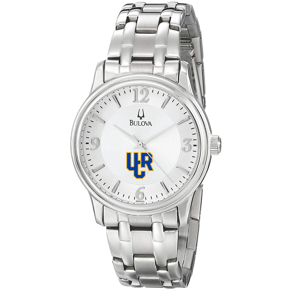 Men's Bulova Silver UC Riverside Highlanders Stainless Steel Quartz Watch