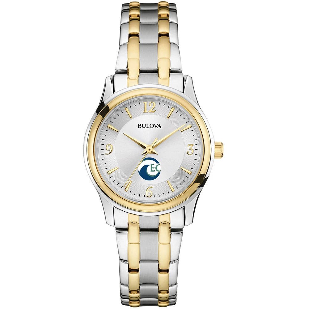 Women's Bulova Silver/Gold Eckerd Tritons Two-Tone Stainless Steel Watch