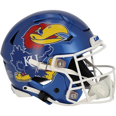 Kansas Jayhawks Team-Issued Royal Helmet From the 2018-21 NCAA Football Seasons