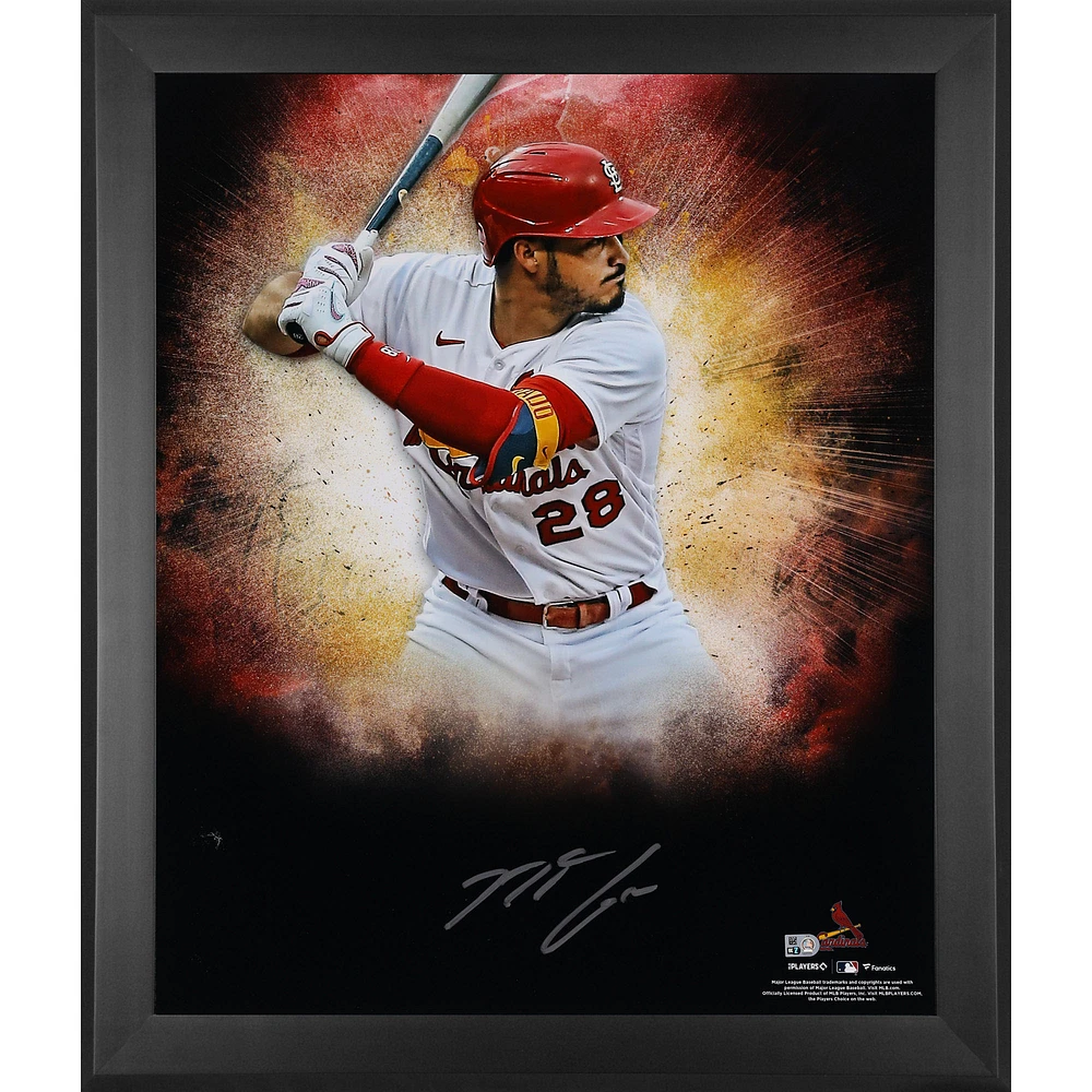 Nolan Arenado St. Louis Cardinals Autographed Framed 20" x 24" In Focus Photograph