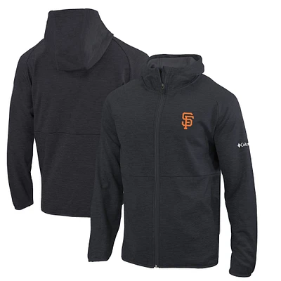 Men's Columbia Black San Francisco Giants Omni-Wick It's Time Full-Zip Jacket