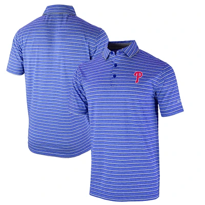 Men's Columbia Royal Philadelphia Phillies Omni-Wick Post Round Polo