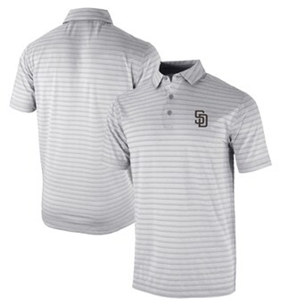 Men's Columbia Gray San Diego Padres Omni-Wick Post Round Polo