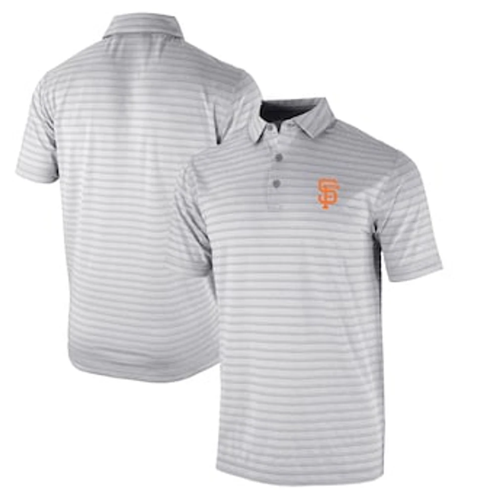 Men's Columbia Gray San Francisco Giants Omni-Wick Post Round Polo