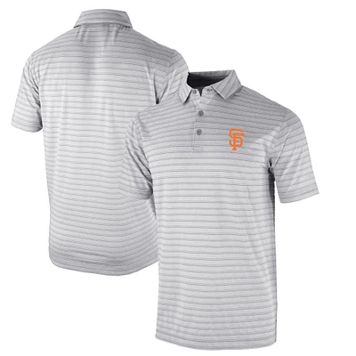 Men's Columbia Gray San Francisco Giants Omni-Wick Post Round Polo