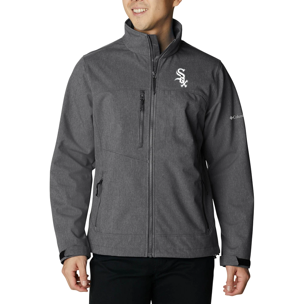 Men's Columbia Charcoal Chicago White Sox Ascender II Full-Zip Jacket