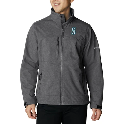 Men's Columbia Charcoal Seattle Mariners Ascender II Full-Zip Jacket