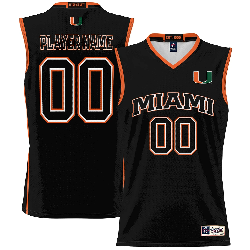 Youth GameDay Greats Miami Hurricanes NIL Pick-A-Player Lightweight Women's Basketball Jersey