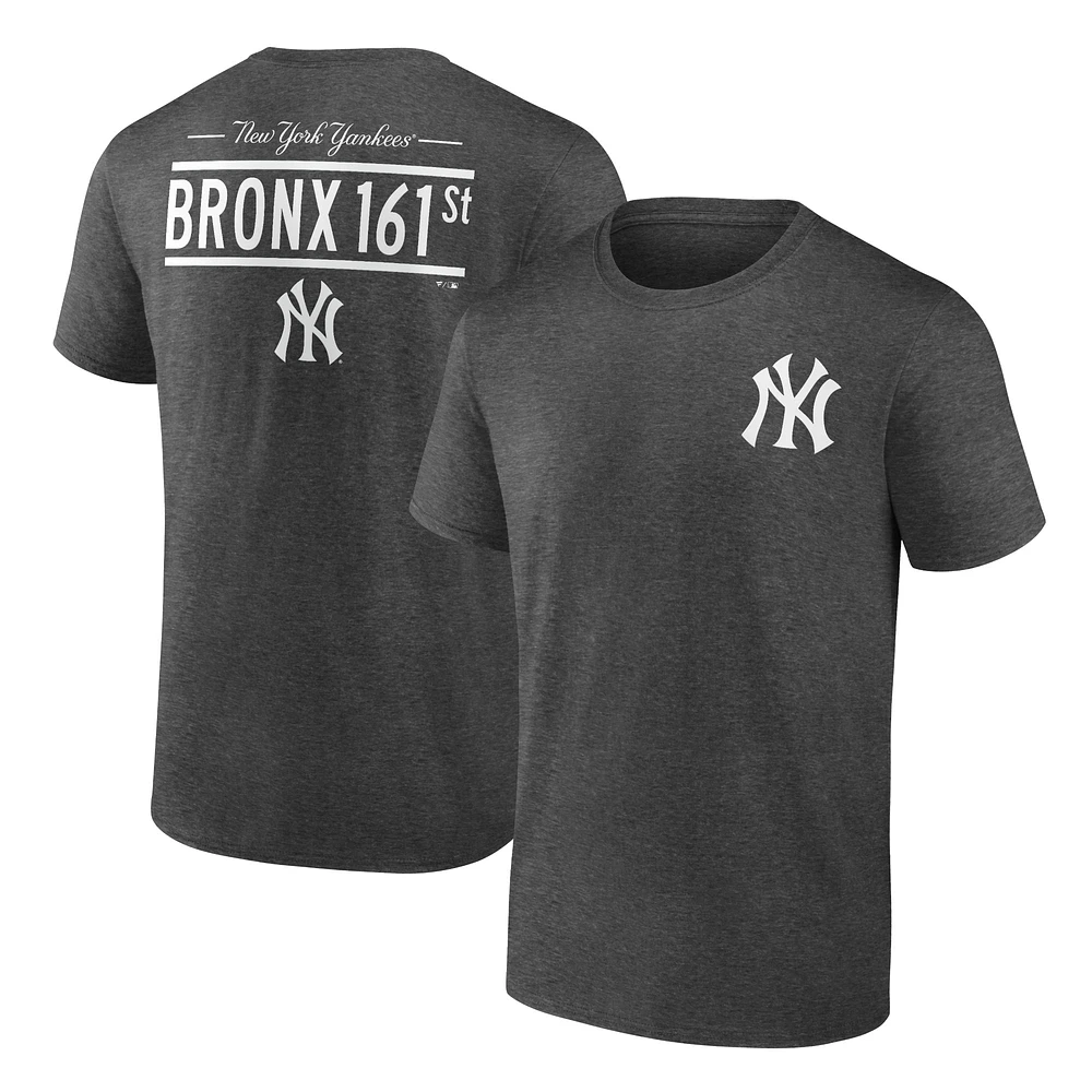 Men's Charcoal New York Yankees Hometown Collection Bronx Sign T-Shirt