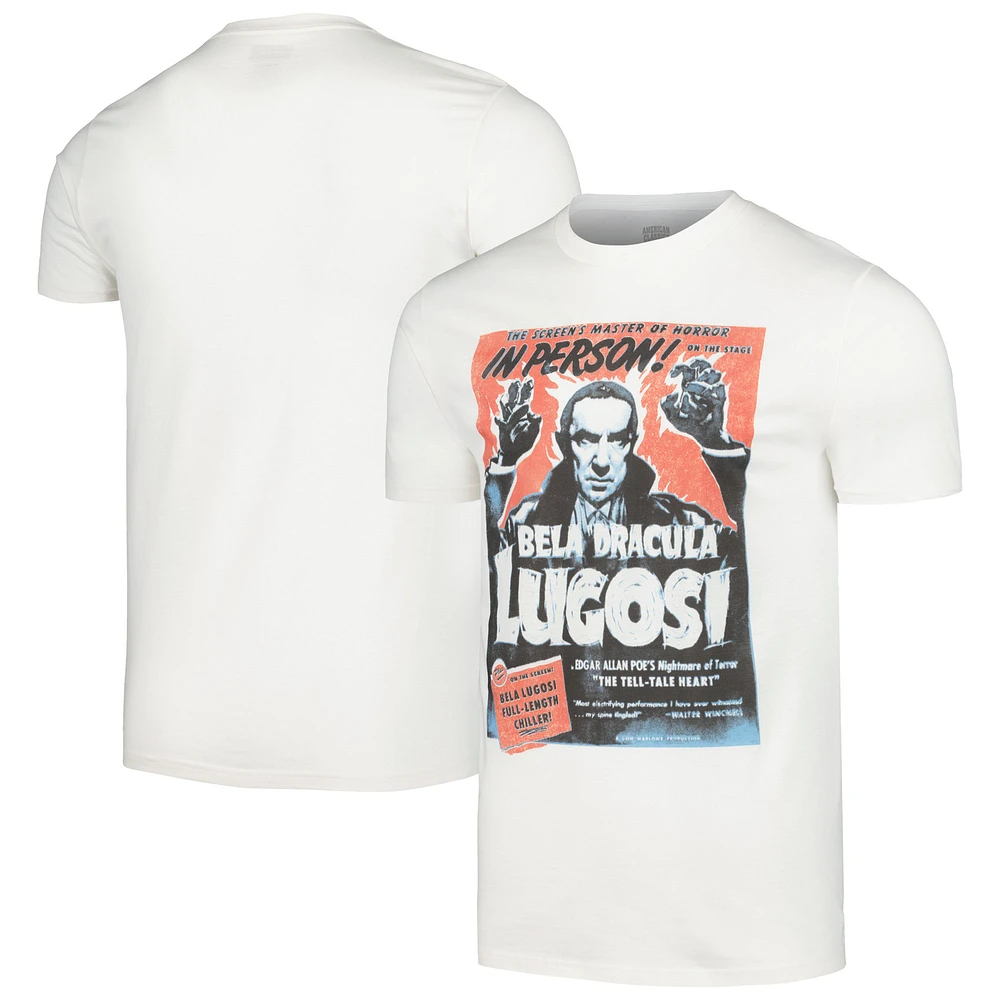 Men's Natural Bela Lugosi Person Graphic T-Shirt