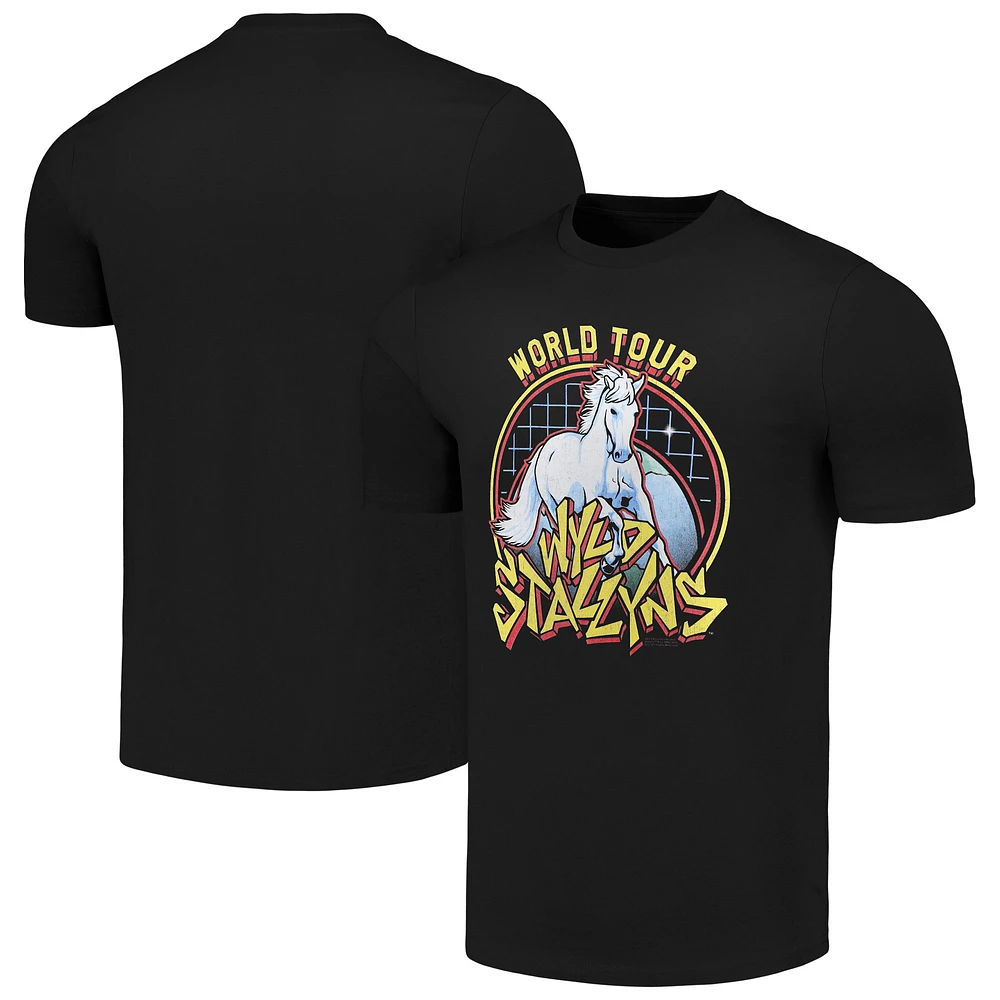 Men's Black Bill & Ted Wyld Stallyns Graphic T-Shirt