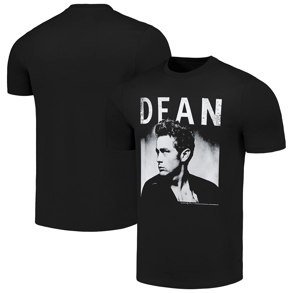 Men's Black James Dean Wall T-Shirt