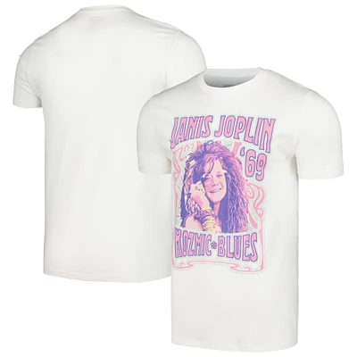 Men's Natural Janis Joplin Kozmic Blues T-Shirt