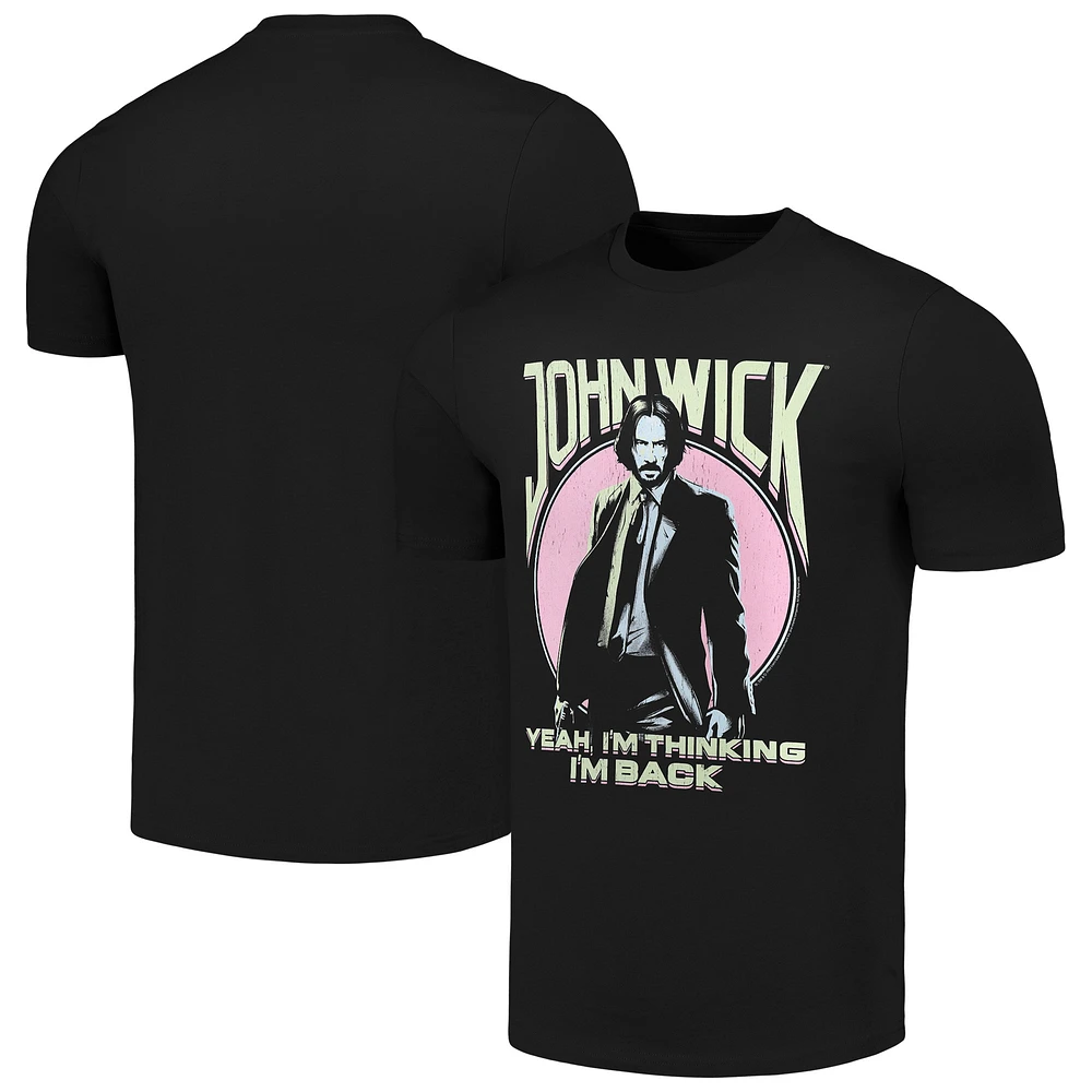 Men's Black John Wick Graphic T-Shirt