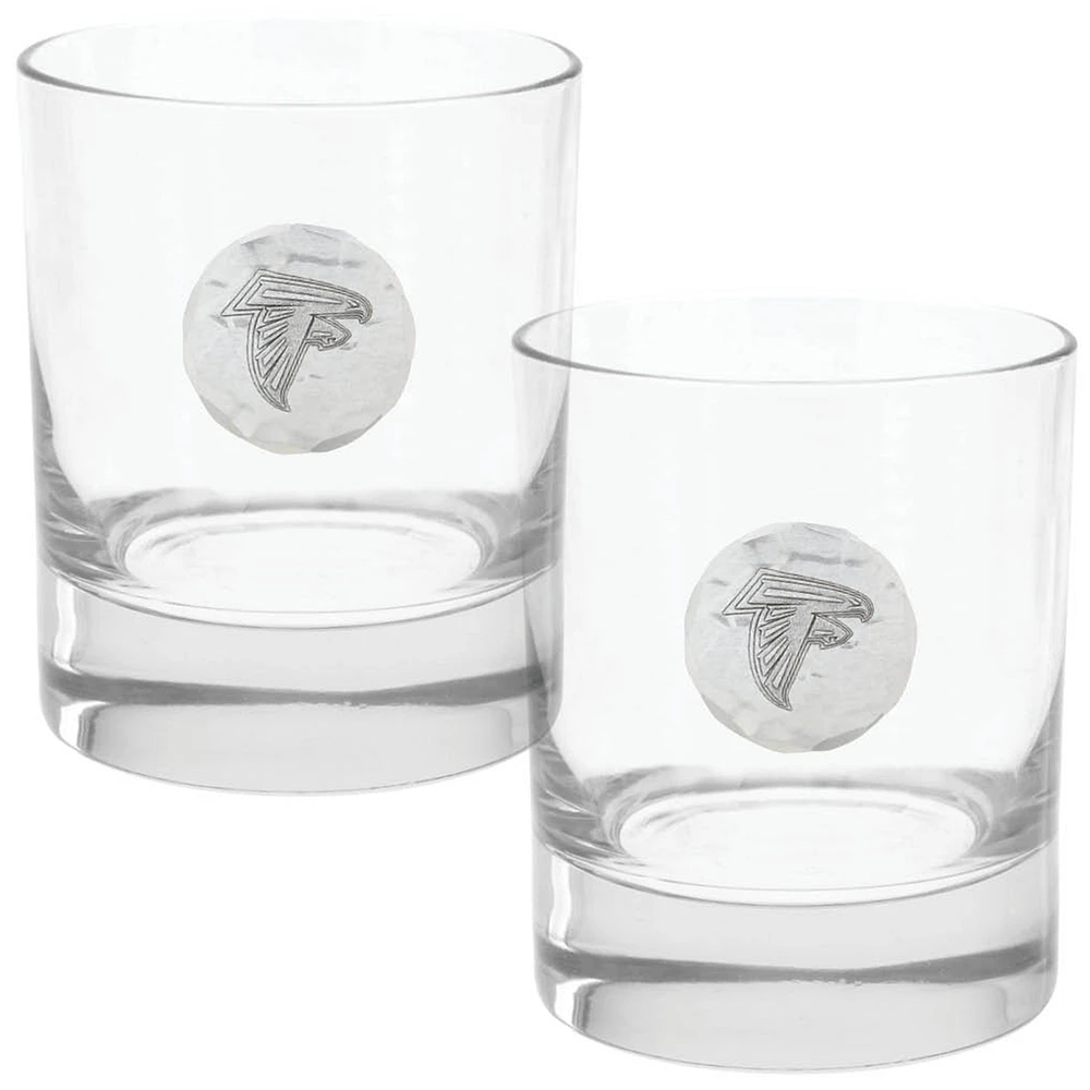 Atlanta Falcons Two-Piece 11oz. Rocks Glass Set